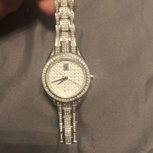 JLO SPARKLING SILVER WATCH